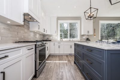 A white kitchen