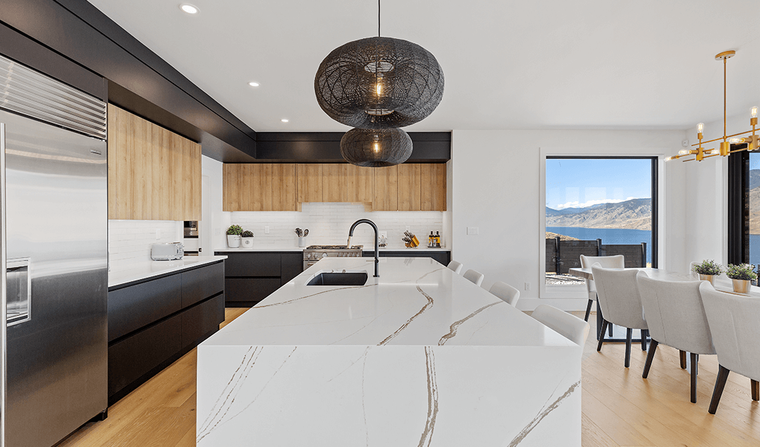 Custom home kitchen