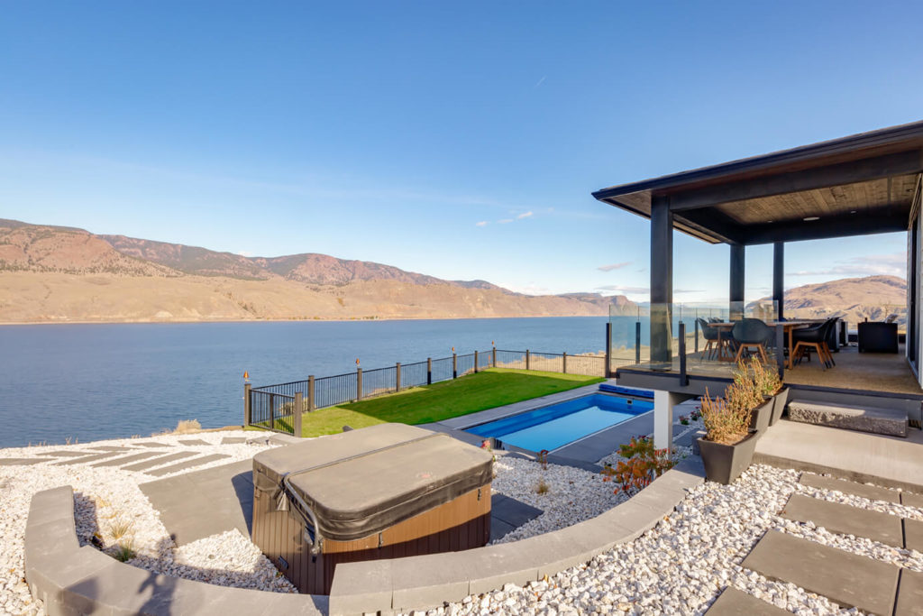 house overlooking Kamloops