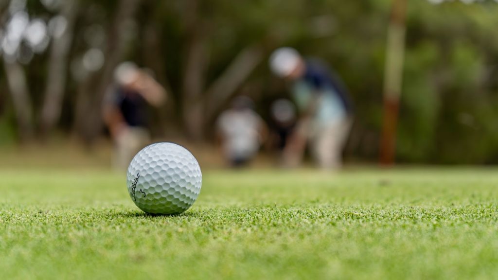 a golf ball