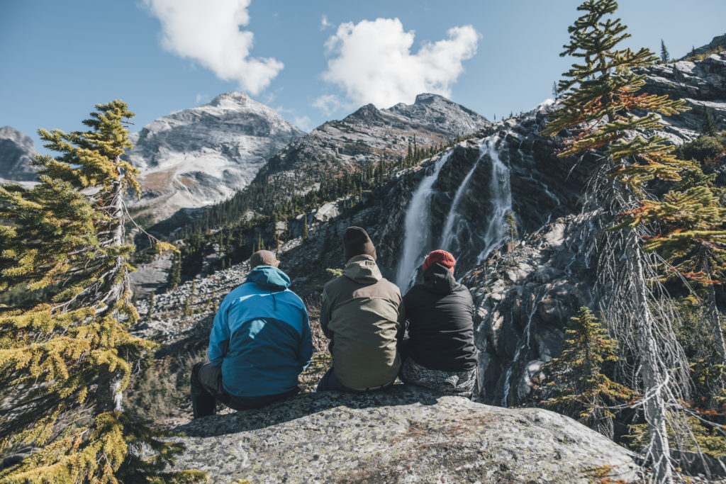 Hikers at Glacier National Park