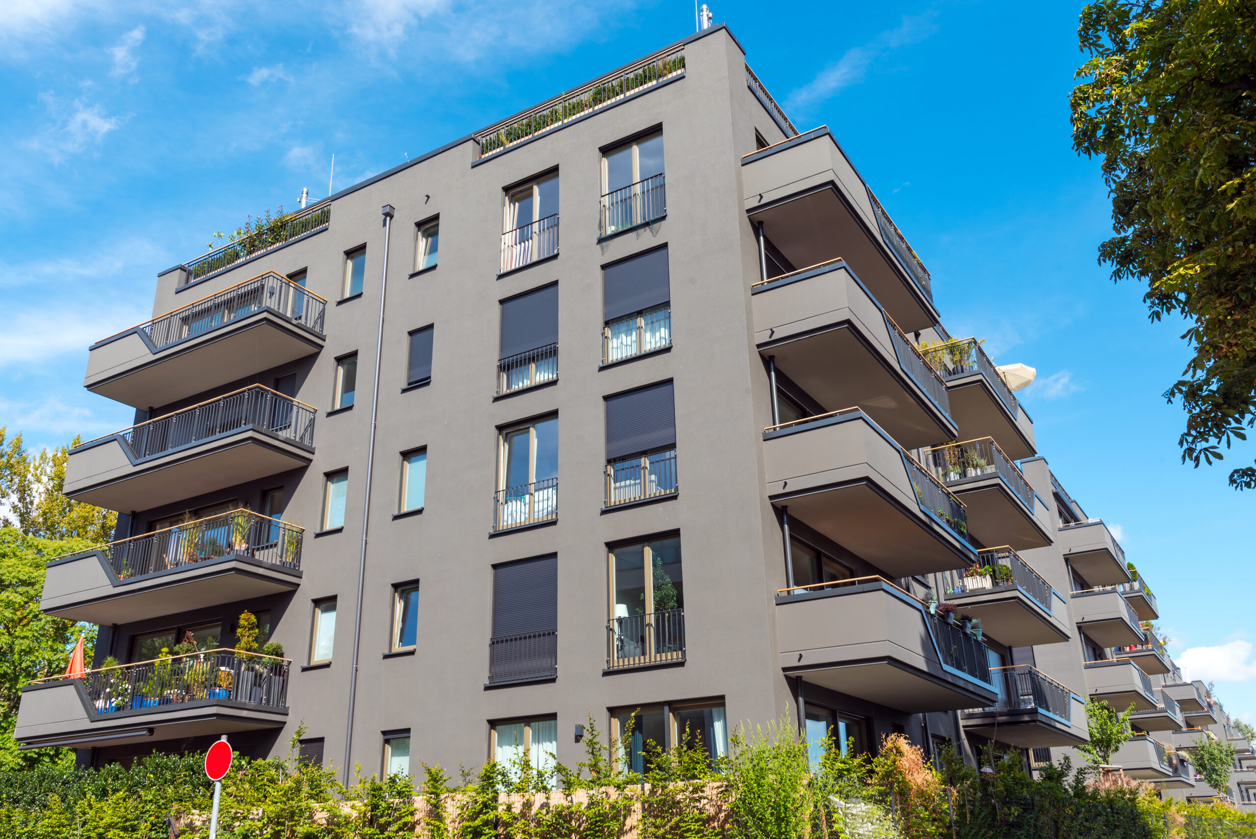 an apartment building