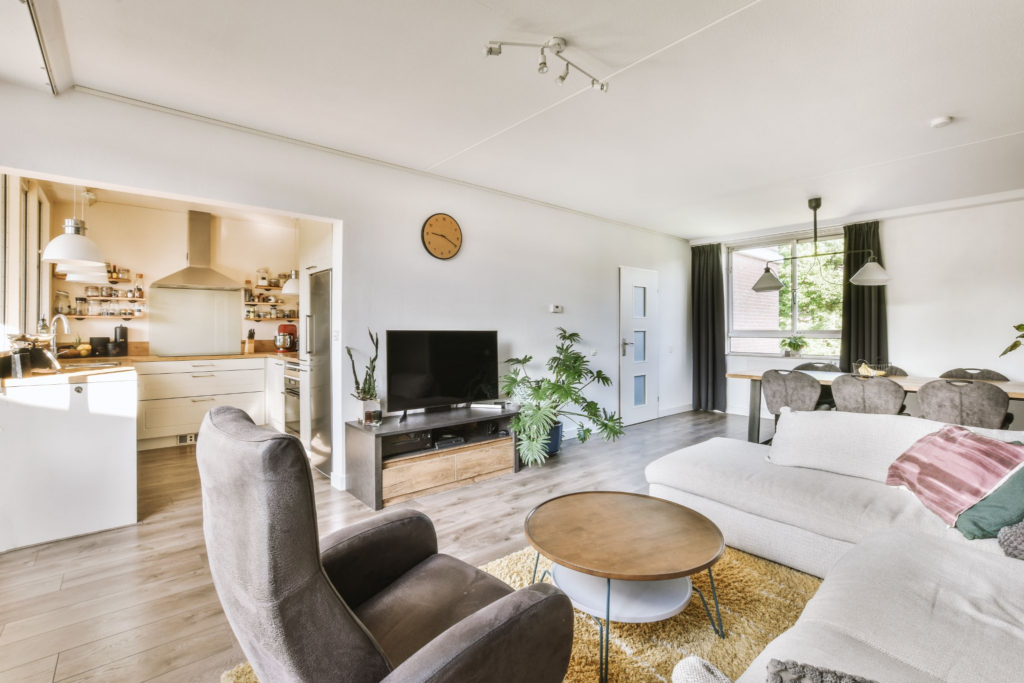 Interiors of a small condo unit