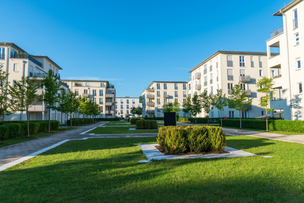 common grounds of a condo complex