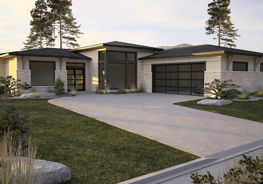 Luxury-designed single-family home